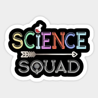 First Day of School Science Teacher Technology Team Sticker